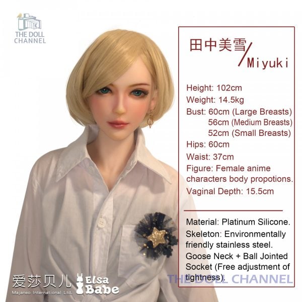 ElsaBabe 90-102 cm Platinum Silicone Sex Doll Evelyn - Image 5