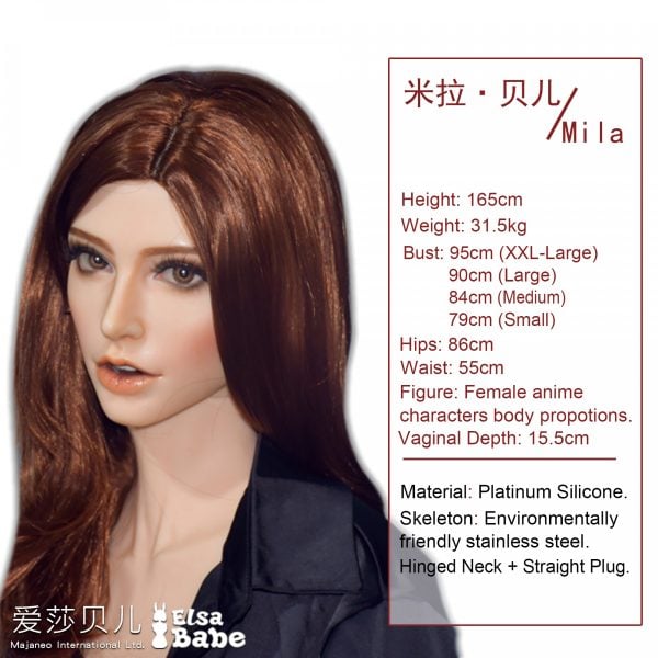 ElsaBabe 160-165 CM Platinum Silicone Sex Doll Mila Bell - Image 5