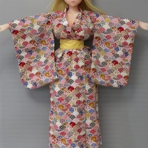 90 cm Akane Kimono and white bikini