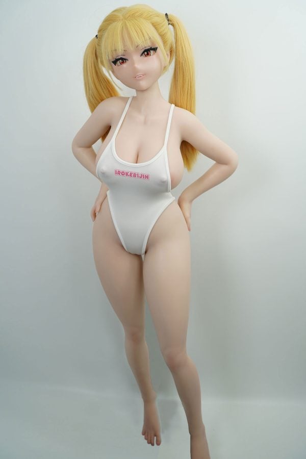 In Stock Irokebijin White Swimsuit - Image 2