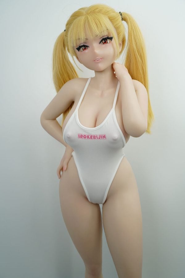 In Stock Irokebijin White Swimsuit - Image 5