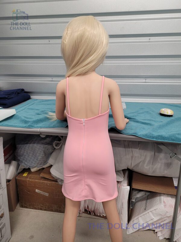 130 CM Pink Halter Dress - Image 6