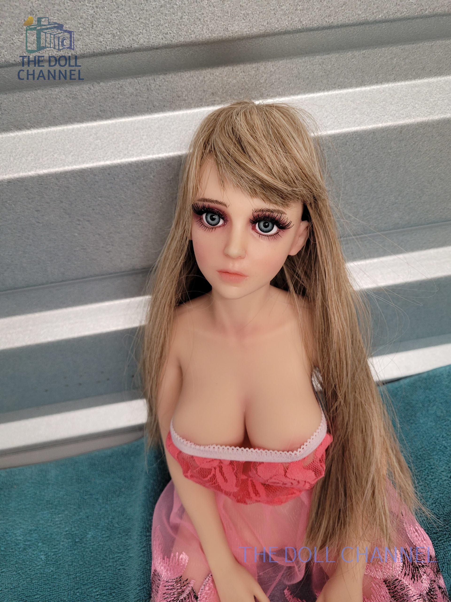 Chloe Pink Peacock Dress - Image 2