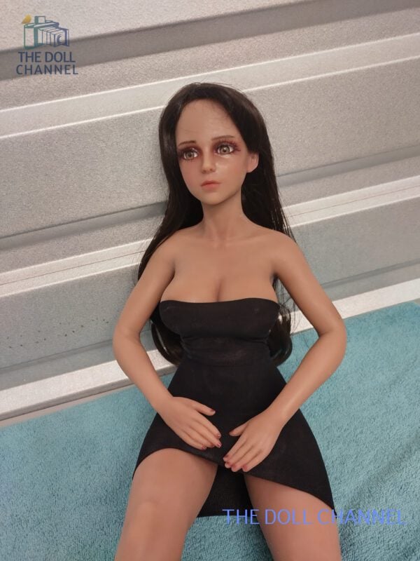 Chloe Black Night Dress - Image 2