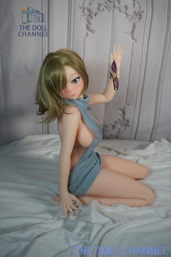90-100 cm Blue-Grey Halter Dress - Image 3