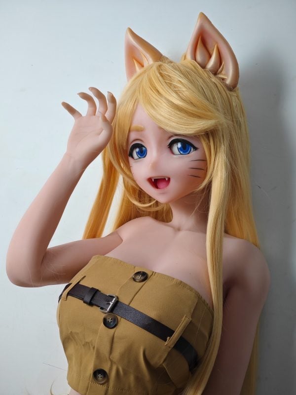 ElsaBabe 148 CM Platinum Silicone Sex Doll AHR007 Kako Motoko - Image 12