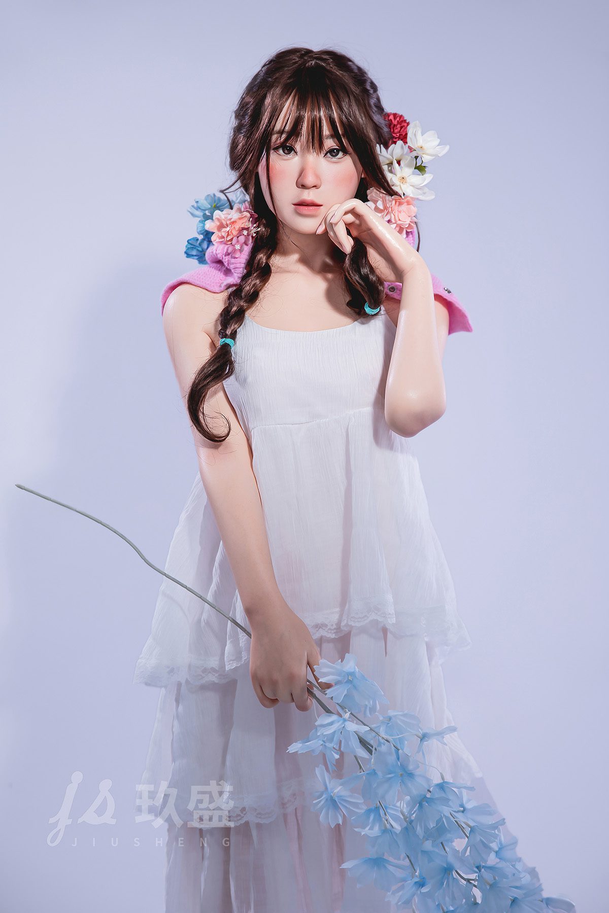 Jiusheng Doll 150 CM B Cup Full Silicone Doll Enya - Image 3