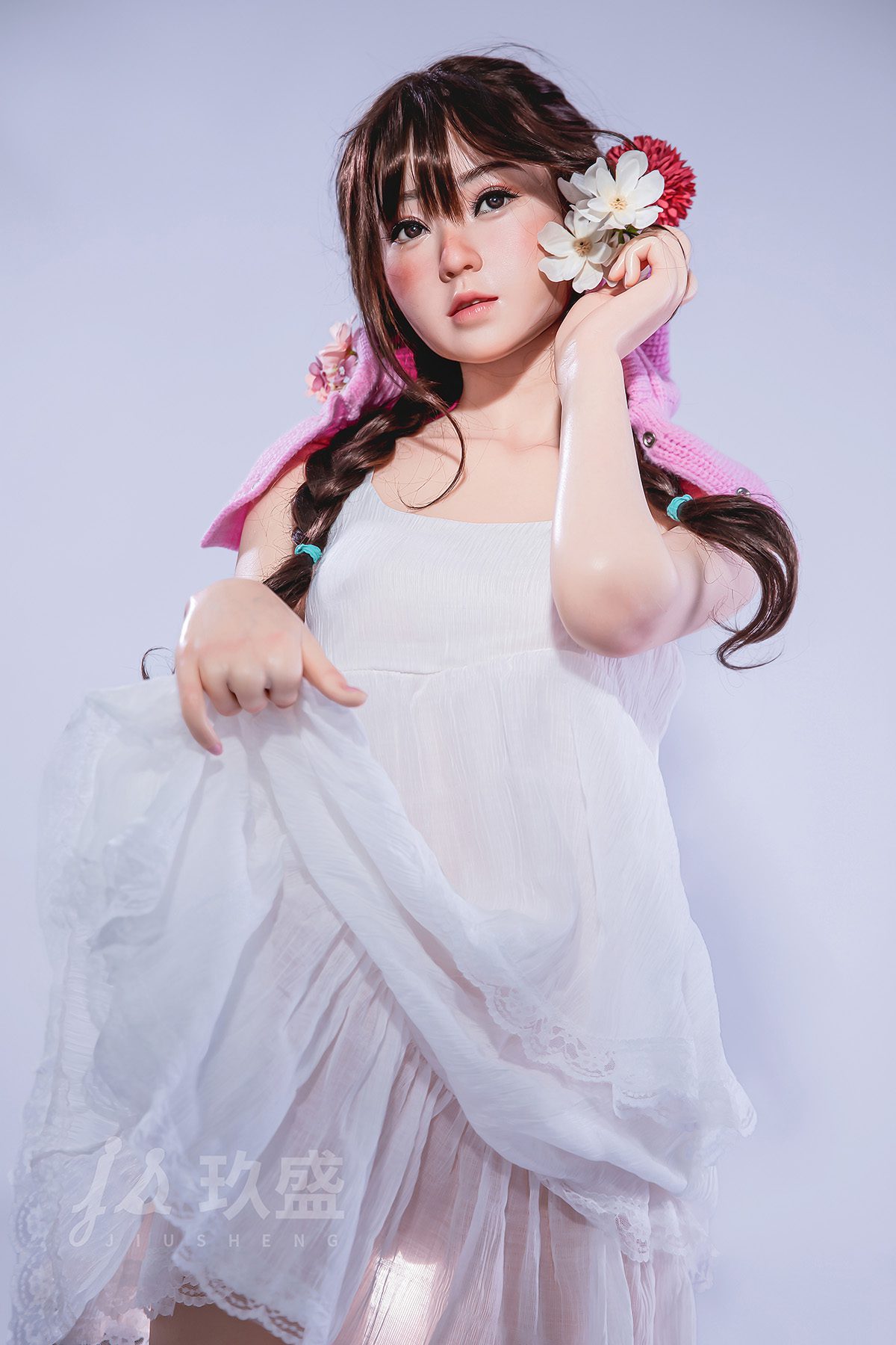 Jiusheng Doll 150 CM B Cup Full Silicone Doll Enya - Image 32