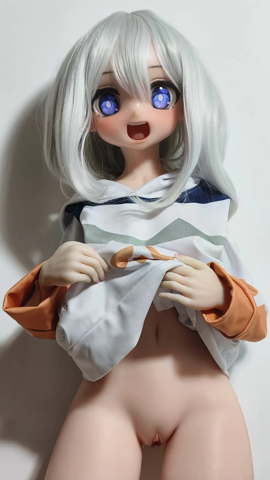 Elsa Babe 125 CM Platinum Silicone Sex Doll AHR014 Oikawa Satsuki - Image 16