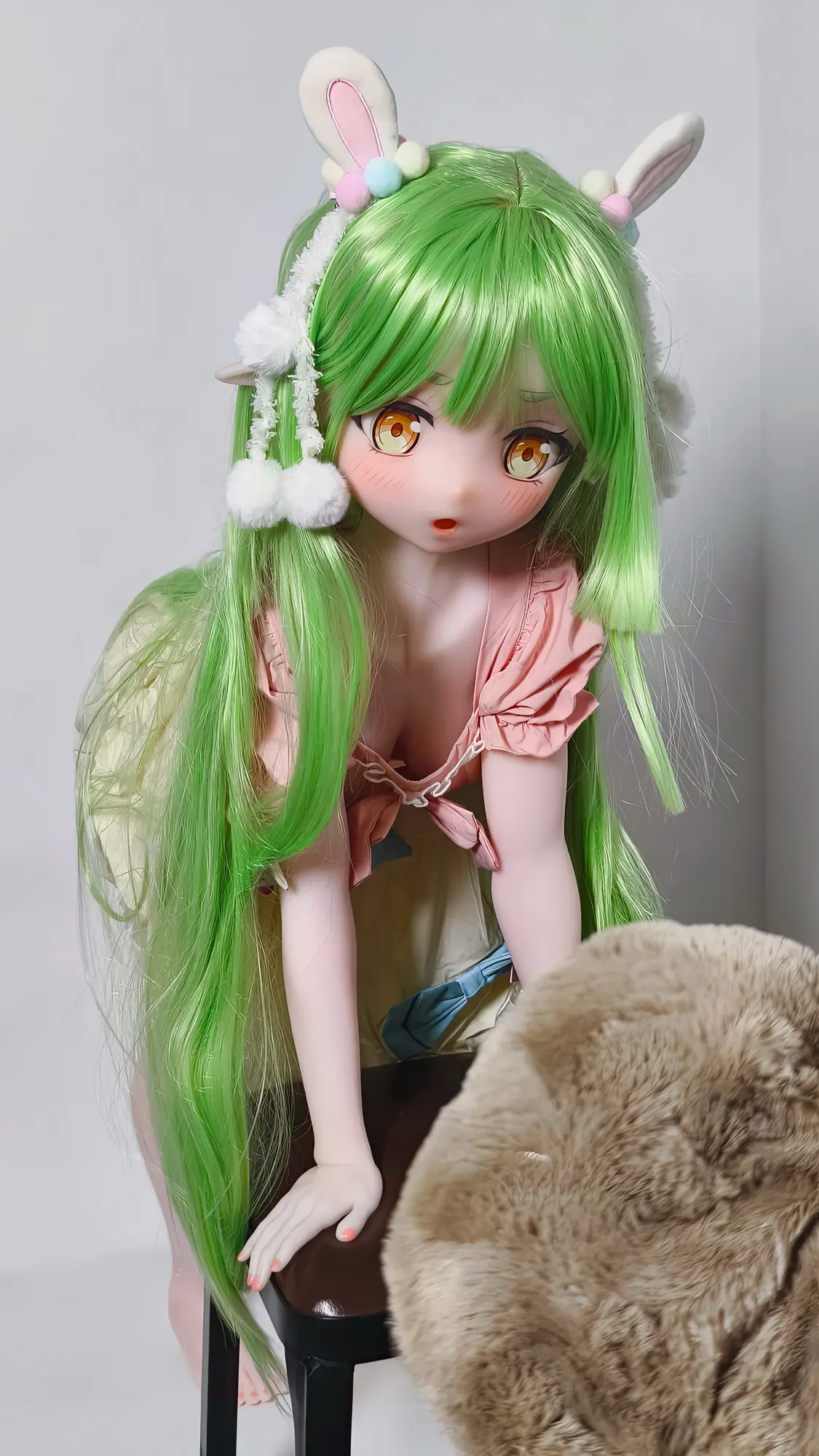 Elsa Babe 125 CM Platinum Silicone Sex Doll AHR025 Momoi Mitsuyo - Image 14