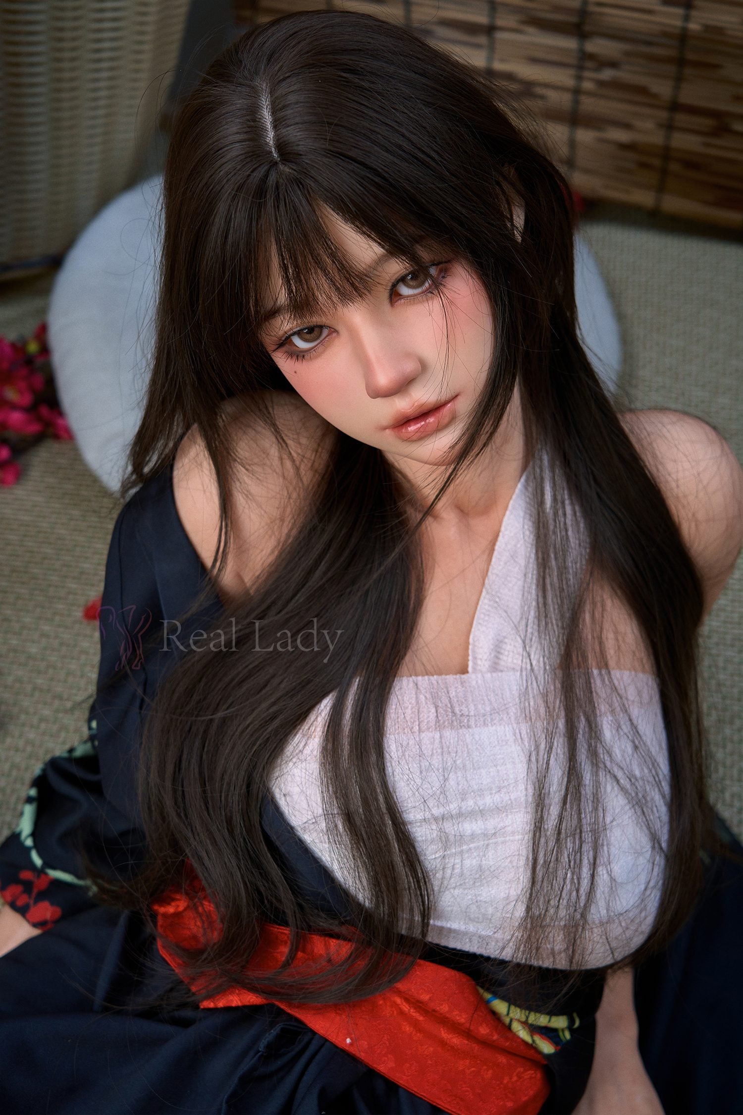 Real Lady 150 Cm Silicone Sex Doll Head T4 Evie Silky Cream - Image 19