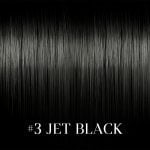 Implanted Hair Jet Balck