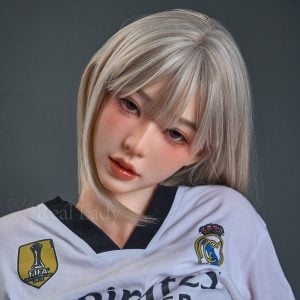 Real Lady 159 Cm Silicone Sex Doll Head T1 Yuna Silky Cream