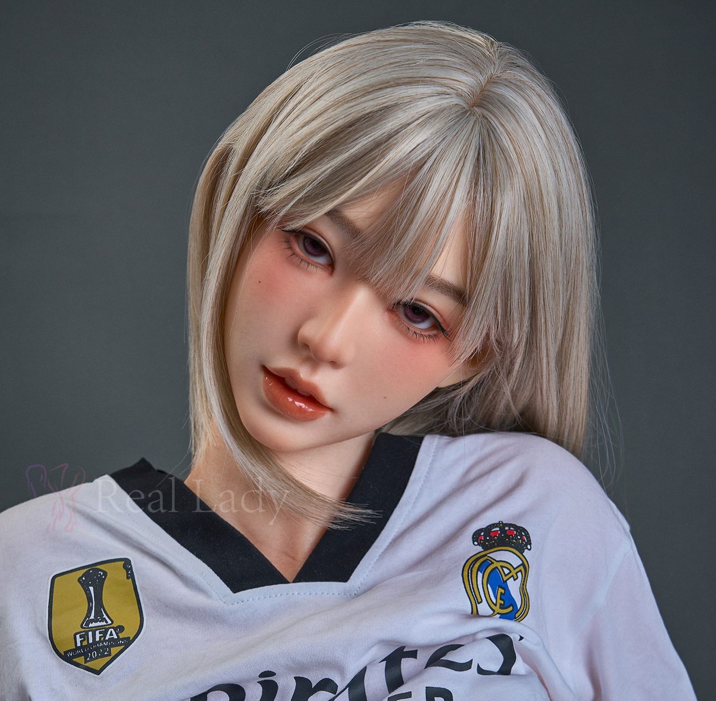 Real Lady 159 Cm Silicone Sex Doll Head T1 Yuna Silky Cream