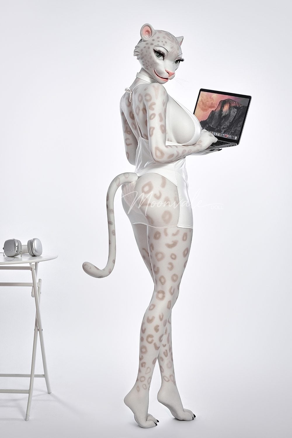 Moonvale Doll 165 cm ( 5.41’ ) - Full Silicone - Sexy Anime Furry Girl White Panther Realistic Big Breasts Sex Doll - Velara - Image 6