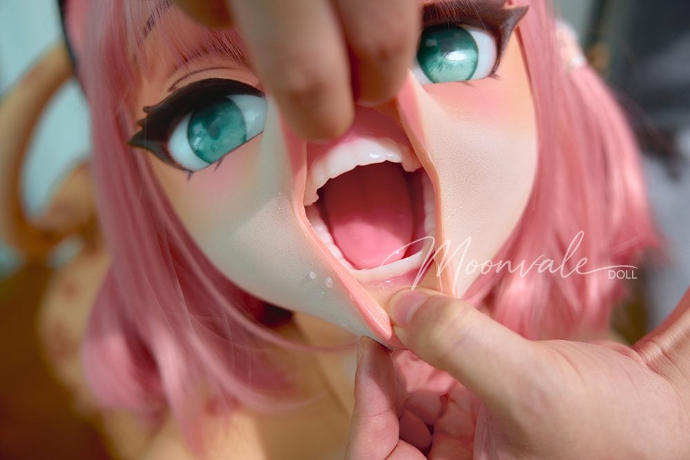Moonvale Doll 155 cm (5'1") - Full Silicone - Sexy Anime Furry Girl Yellow Leopard Pink Hair Realistic Small Breasts Sex Doll - Lyora - Image 18